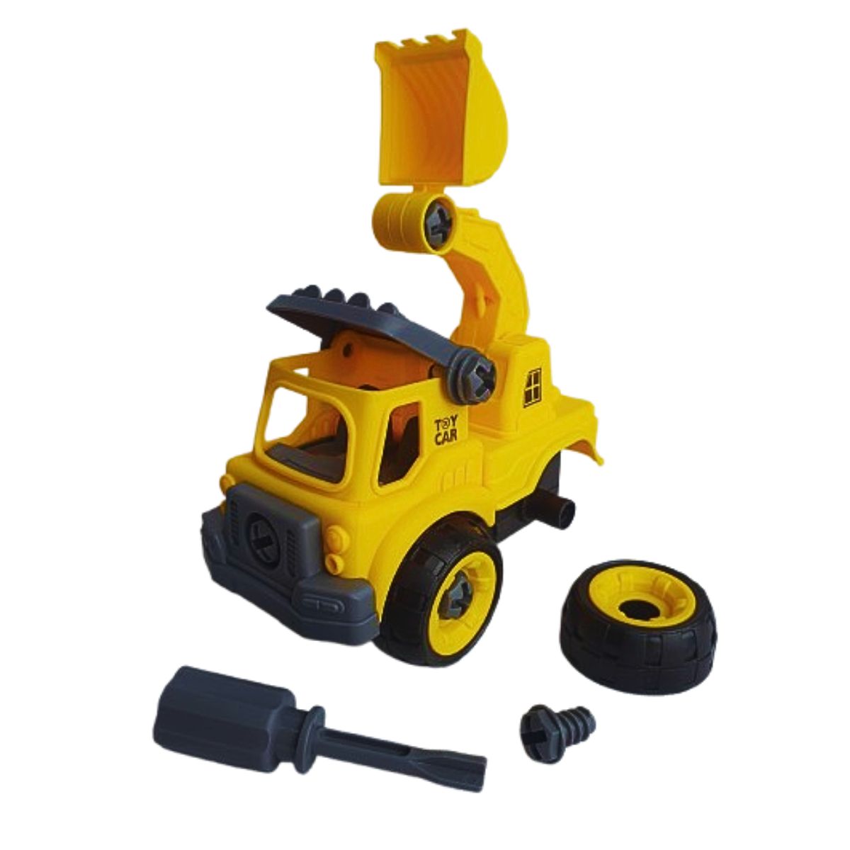 Brinquedo Carrinho Monta E Desmonta Escavadeira - Ark Toys Brinquedo Carrinho Monta E Desmonta Escavadeira - Ark Toys